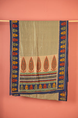 Vintage Rayon Sari - 5 Metres Long - 4779