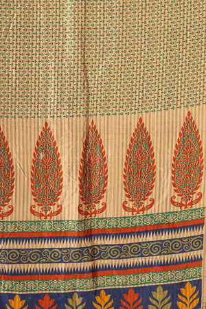 Vintage Rayon Sari - 5 Metres Long - 4779