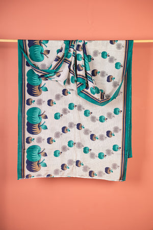 Vintage Rayon Sari - 5 Metres Long - 4780