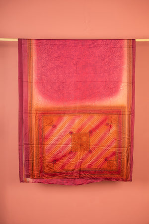 Vintage Rayon Sari - 5 Metres Long - 4781