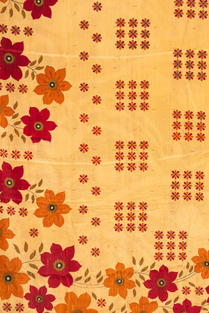 Vintage Rayon Sari - 5 Metres Long - 4785