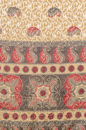 Vintage Rayon Sari - 5 Metres Long - 4790
