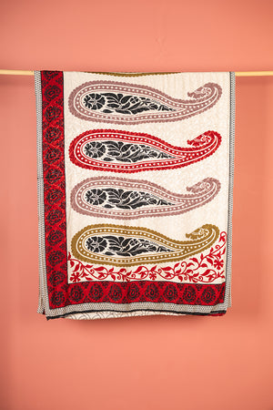 Vintage Rayon Sari - 5 Metres Long - 4792