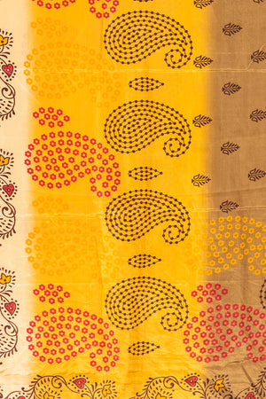 Vintage Rayon Sari - 5 Metres Long - 4793