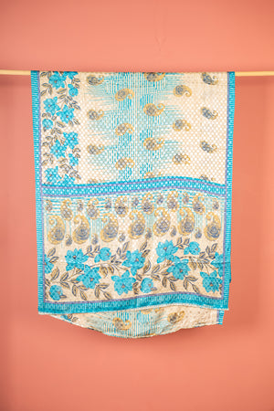 Vintage Rayon Sari - 5 Metres Long - 4794