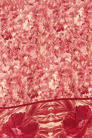 Vintage Rayon Sari - 5 Metres Long - 4795