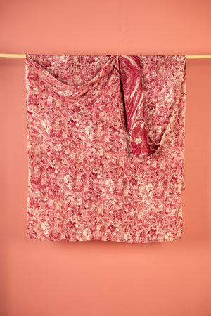 Vintage Rayon Sari - 5 Metres Long - 4795