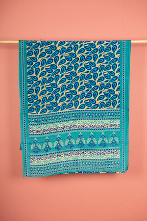 Vintage Rayon Sari - 5 Metres Long - 4798