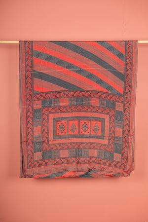 Vintage Rayon Sari - 5 Metres Long - 4800
