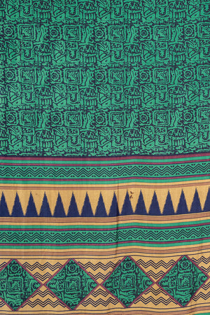 Vintage Rayon Sari - 5 Metres Long - 4803