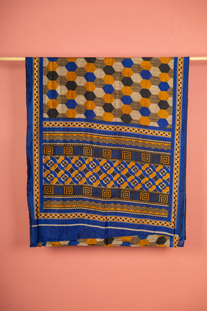 Vintage Rayon Sari - 5 Metres Long - 4813
