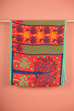 Vintage Rayon Sari - 5 Metres Long - 4822