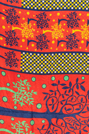 Vintage Rayon Sari - 5 Metres Long - 4822