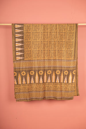 Vintage Rayon Sari - 5 Metres Long - 4825