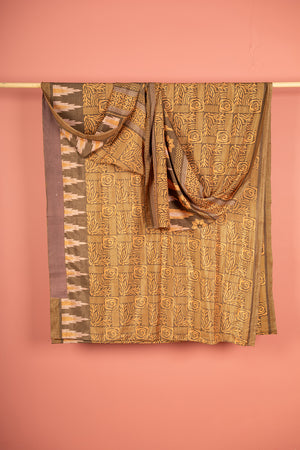 Vintage Rayon Sari - 5 Metres Long - 4825