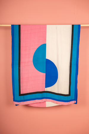 Vintage Rayon Sari - 5 Metres Long - 4826