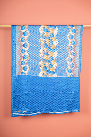 Vintage Rayon Sari - 5 Metres Long - 4829