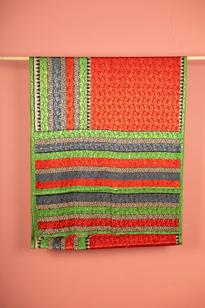 Vintage Rayon Sari - 5 Metres Long - 4830