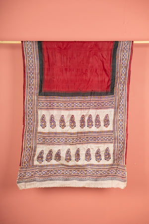 Vintage Rayon Sari - 5 Metres Long - 4833
