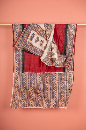 Vintage Rayon Sari - 5 Metres Long - 4833