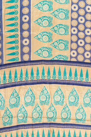 Vintage Rayon Sari - 5 Metres Long - 4839