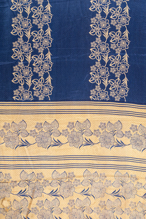 Vintage Rayon Sari - 5 Metres Long - 4851