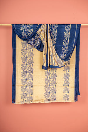 Vintage Rayon Sari - 5 Metres Long - 4851