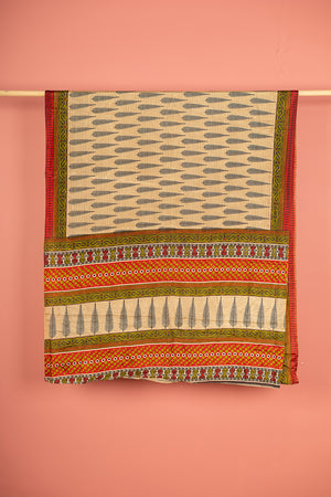 Vintage Rayon Sari - 5 Metres Long - 4852