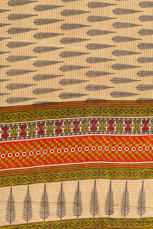 Vintage Rayon Sari - 5 Metres Long - 4852