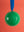 Green and Blue Colourblock Bauble