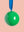 Green and Blue Large Colourblock Bauble