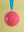 Pink and Turquoise Colourblock Bauble