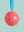 Pink and Turquoise Large Colourblock Bauble