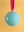 Turquoise and Pink Colourblock Bauble