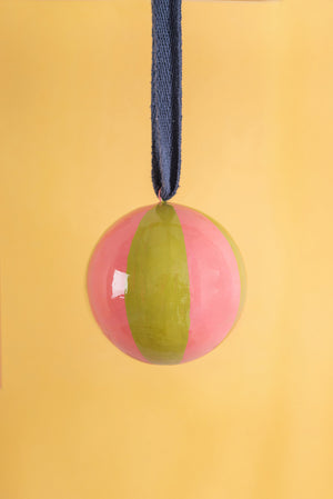 Oasis & Rose Beachball Bauble