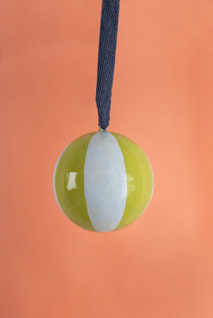 Sage & Dusk Beachball Bauble