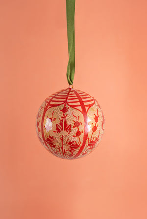 Pink & Red Kashmiri Bauble