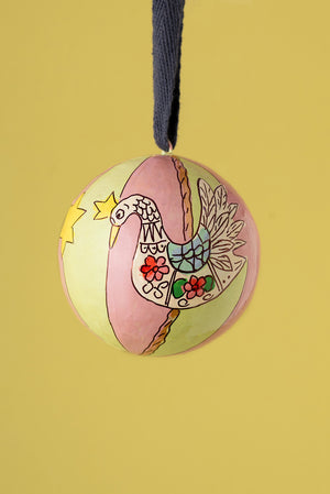 Swan Carousel Bauble