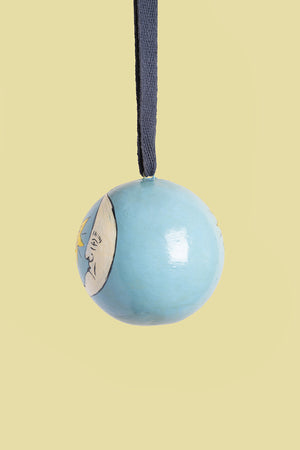 The Moon Blue Bauble