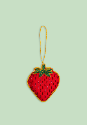 Strawberry Decoration (Virgin Plastic Free)
