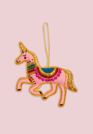 Pink Spanish Unicorn Decoration (Virgin Plastic Free)