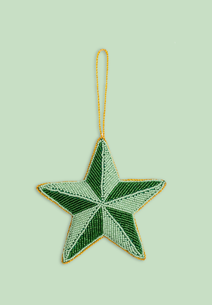 Green Star Decoration (Virgin Plastic Free)