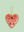 Pink Velvet Heart Decoration (Virgin Plastic Free)