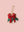 Red Embroidered Bow Felt Decoration