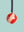 Crimson & Blush Swirl Bauble