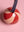 Crimson & Blush Swirl Bauble