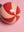 Crimson & Blush Swirl Bauble