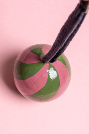 Heather & Pine Swirl Bauble