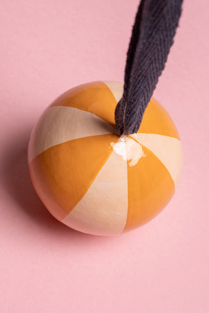 Tangerine & Almond Beachball Bauble