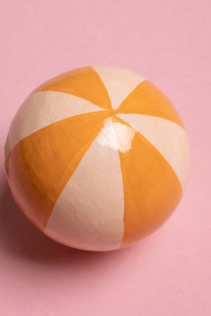 Tangerine & Almond Beachball Bauble